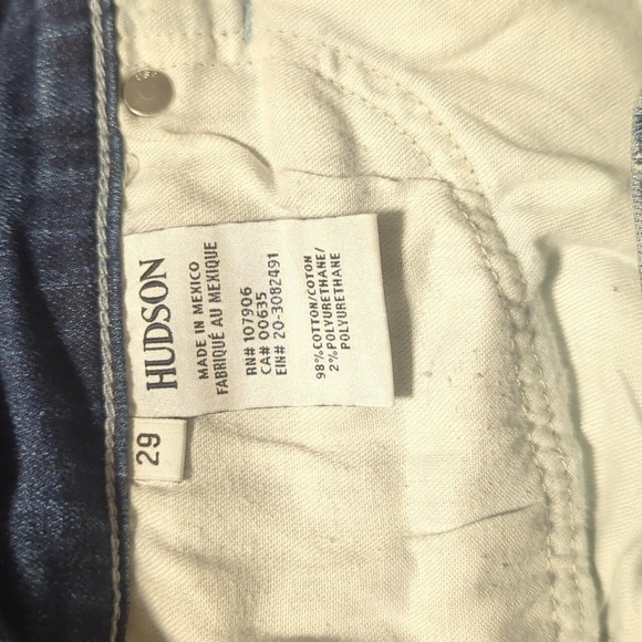 Hudson Jeans high rise blue denim skinny jeans - Picture 8 of 10